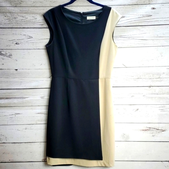 Calvin Klein Dresses & Skirts - Calvin Klein dress colorblock wrap dress